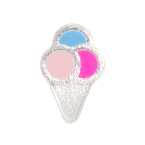Ice cone earring sølv 1 stk. LULU