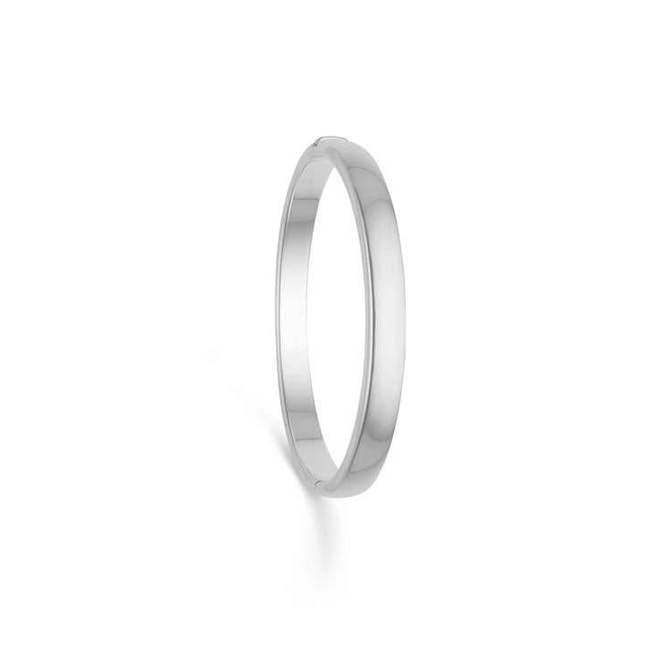 Randers Sølv - ARMRING OVAL FIRKANTET 7 MM