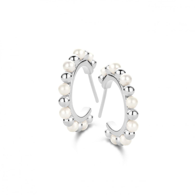 Spirit icons - Gem Hoop Sølv Pearl