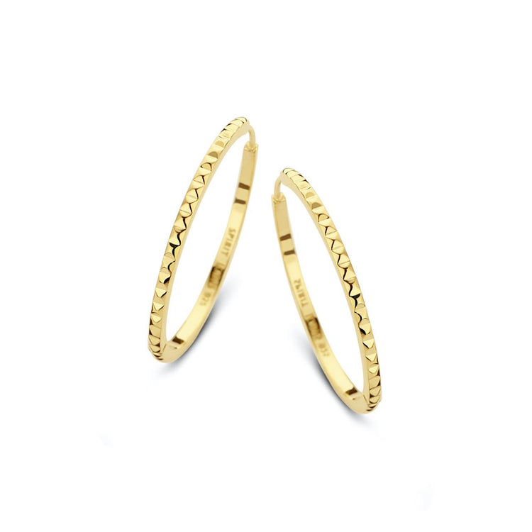 Spirit Icons - Peak Hoop Forgyldt Medium