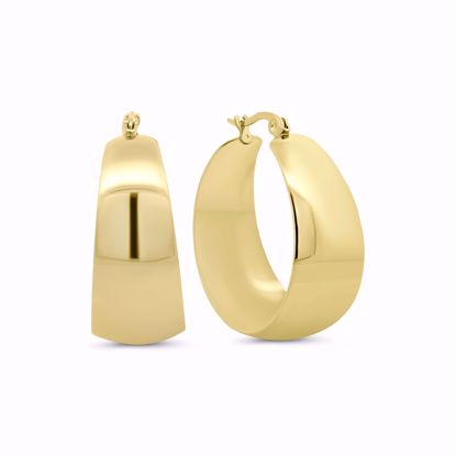 CO88 IP guldbelagte stål creoler 30mm