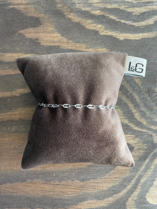 Flash Armbånd sølv rhodineret - L & G