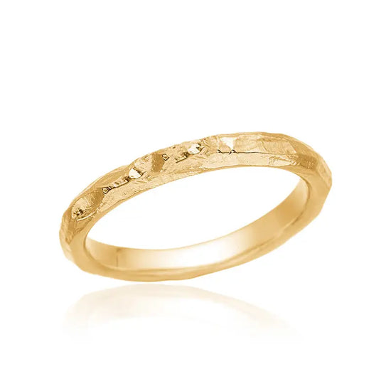 Feminin ring forgyldt sølv Blicher Fuglsang