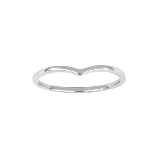Rhod. sølvring NICE52 1,4mm