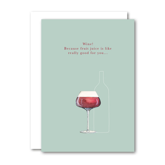 Wine - A6 Foldet kort, All By Voss