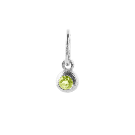 August Vedhæng, sølv, månedssten, peridot,