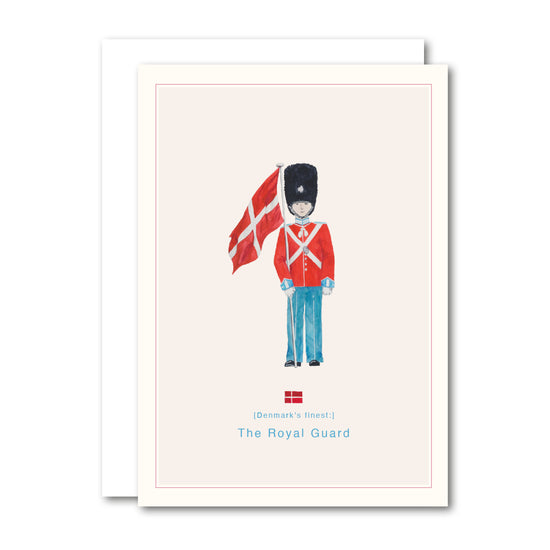 The Royal Guard - A6 Foldet kort, All By Voss