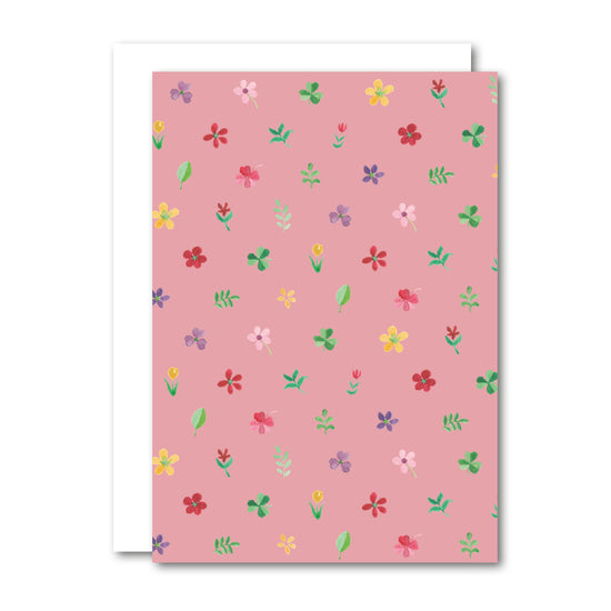 Petit Rose - A7 foldet kort, All By Voss
