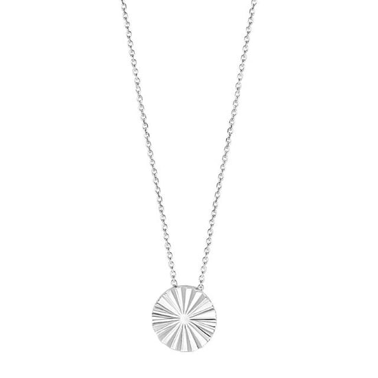 Rhd. Sølv halskæde cirkel ACTOR52 Nordahl Jewellery