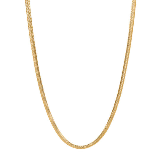 Halskæde stål IP gold CALMA Nordahl Jewellery
