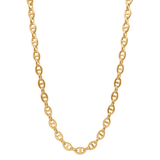 Halskæde stål IP gold MARINA Nordahl Jewellery