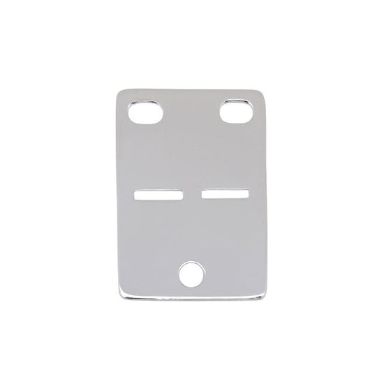 ID brik Sølv rhd. 26x18mm Siersbøl