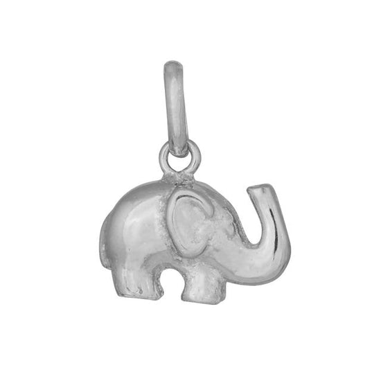 Elefant rhod. sølv vedhæng/charm SIERSBØL