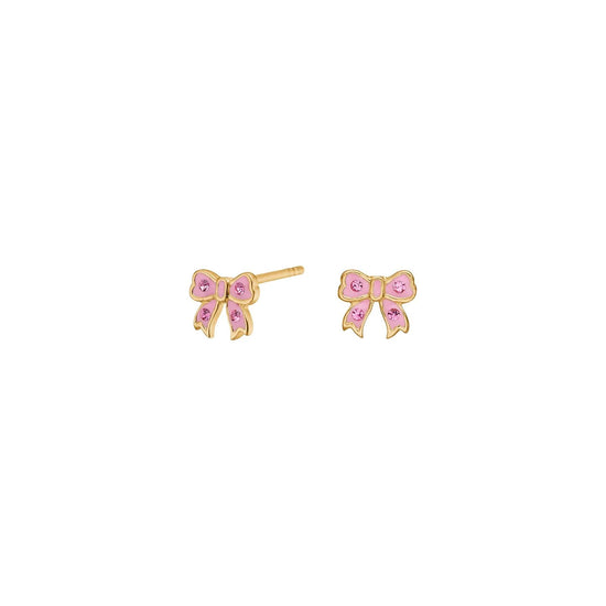 Fg.sølvørestikker sløjfe m. cz/epoxy NOA Kids Jewellery