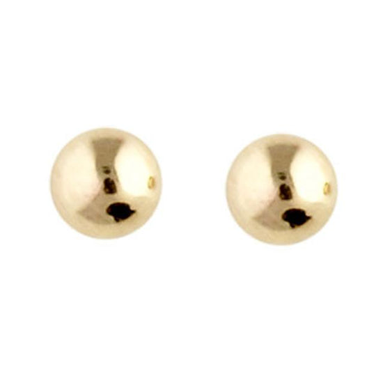 14kt. guldørestikker kugle 5mm