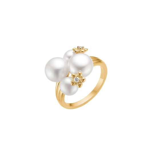 8K Ring fvp + 0,04 ct W.SI Lund