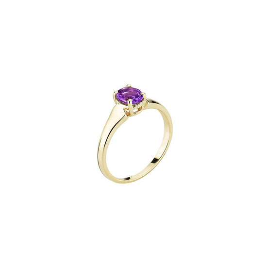 8 Karat Guld ring med ametyst - Lund