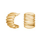 Creoler stål 4 IP gold SALINO Nordahl Jewellery