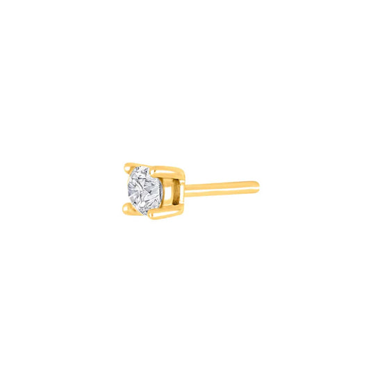 SON stål ørestik IP gold 3mm grab 1 stk.