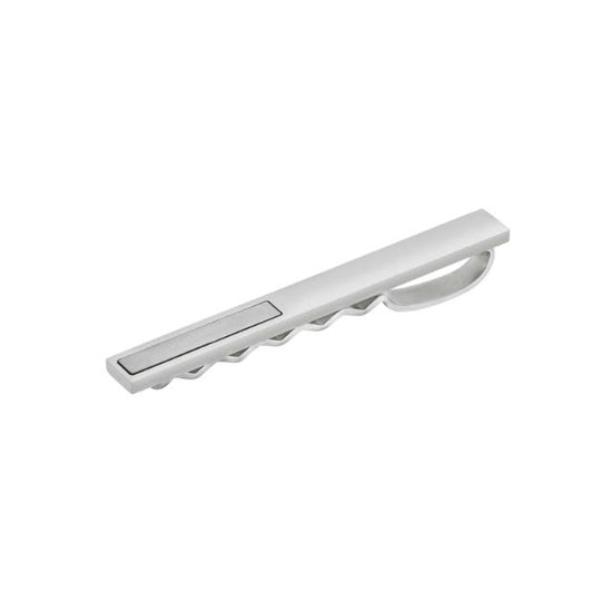 Rustfri stål slipseholder, mat/blank