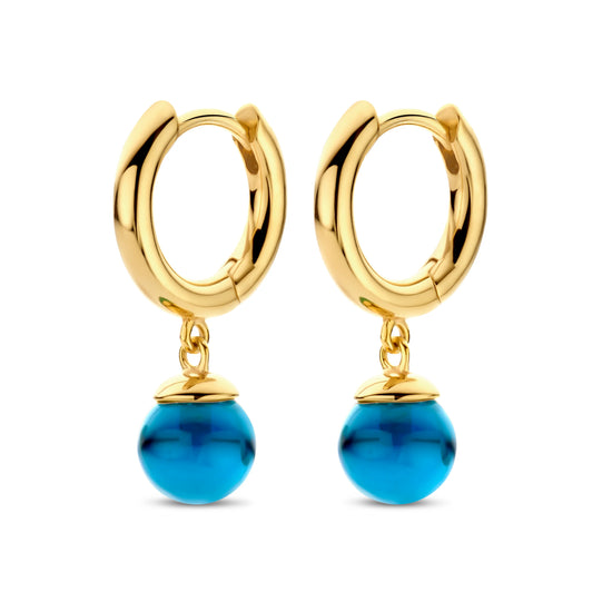 Figaro hoop blå forgyldt Spirit Icons