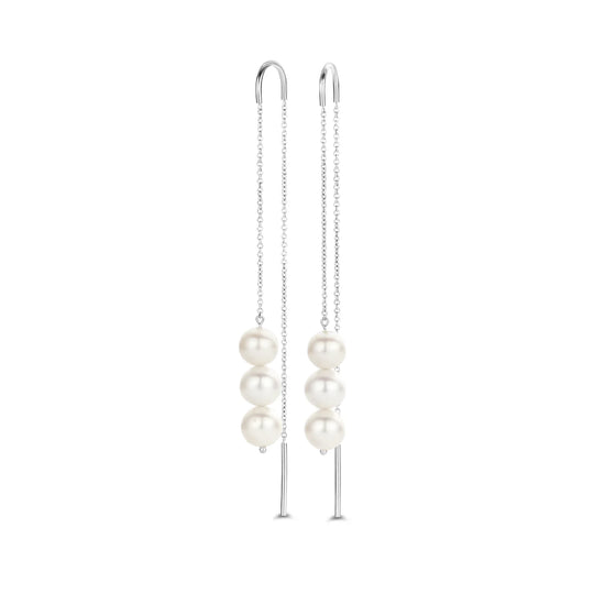 14K Geisha perle ørehænger Spirit Icons