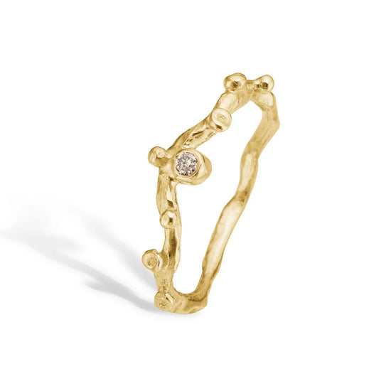 14K 0,05B Ring Zenith Single By Birdie