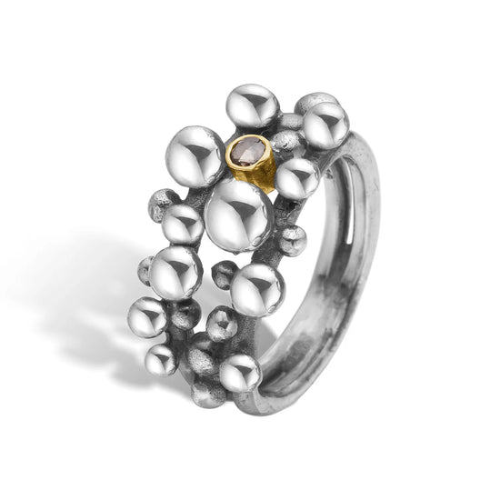 Ring Rose Buds-2 0,08R sølv By Birdie
