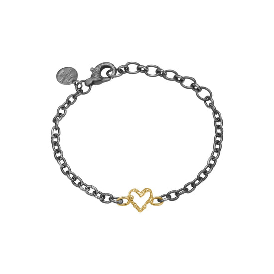 Chain Zenith Open 14K Heart armbånd By Birdie
