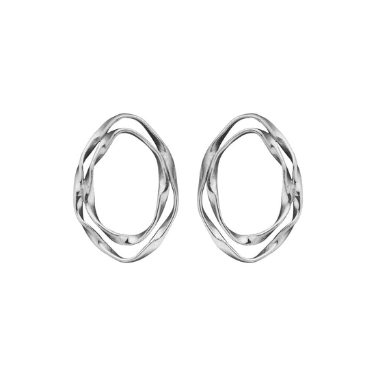 Lotus Oval Duo Large 30mm Ørestikker - By Birdie