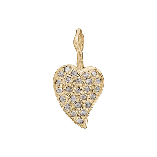 14K vedhæng Zenith Heart Pavé h20 By Birdie