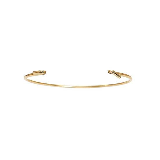 Multisize Bangle - forgyldt armbånd uden top - Heiring