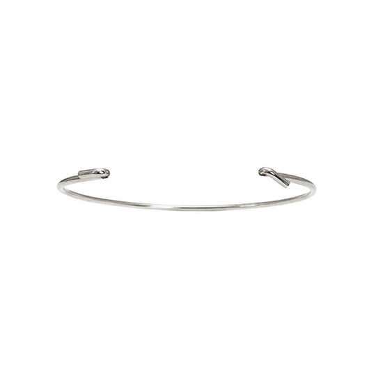 Multi bangle uden kæde Rhod. - Heiring