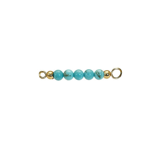 Turkis top forgyldt til Multisize Bangle Heiring