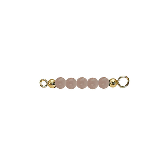 Peach Månesten top forgyldt til Multisize Bangle Heiring