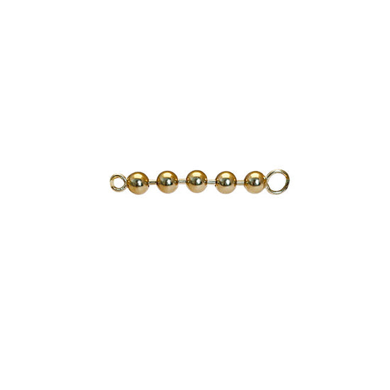4mm kugler top forgyldt til Multisize Bangle Heiring