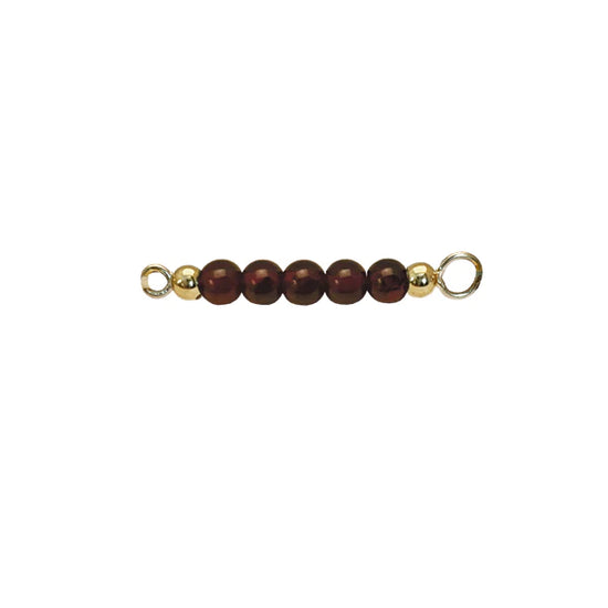 Granat top forgyldt til Multisize Bangle Heiring