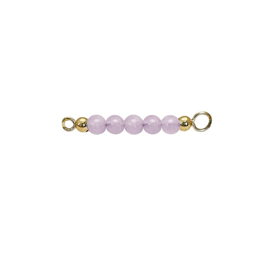 Lys Ametyst top forgyldt til Multisize Bangle Heiring