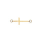 Cross top forgyldt - Multi size Bangle - Heiring
