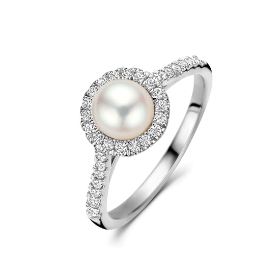 Malibu perle ring sølv Spirit Icons