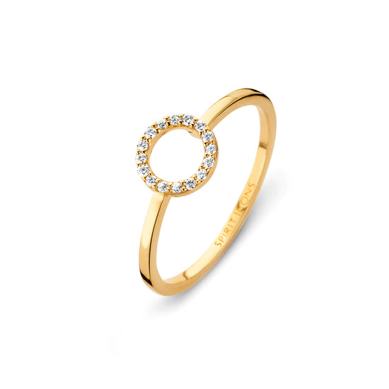 14K Halo Ring 0,075ct Wvs - Spirit Icons
