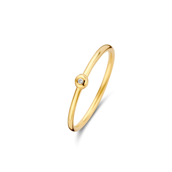 14K Belle Ring 0,010ct WVS