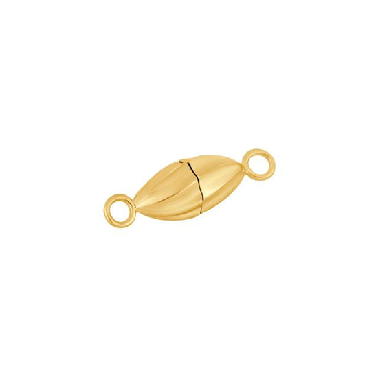 Forg. magnet perlelås oval 6mm - Siersbøl