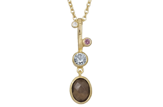 Collier forgyldt Glam - Rabinovich