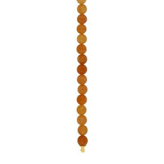 Orange spong quartz 8mm HEINZENDORFF
