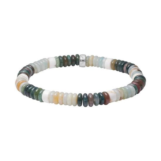 Amazonit, howlit, agat armbånd - Heinzendorff