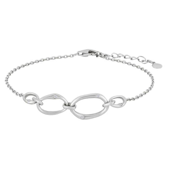 Rhd. sølv armbånd NYTTENOR 17+3cm