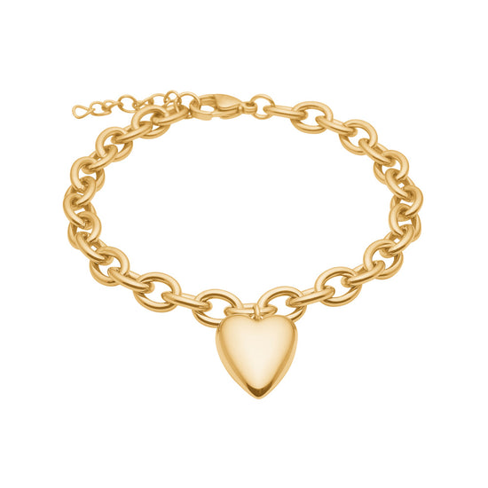 Armbånd stål IP gold ALBA Nordahl Jewellery