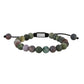 SON armbånd Indian agate stål 8mm 19-25cm