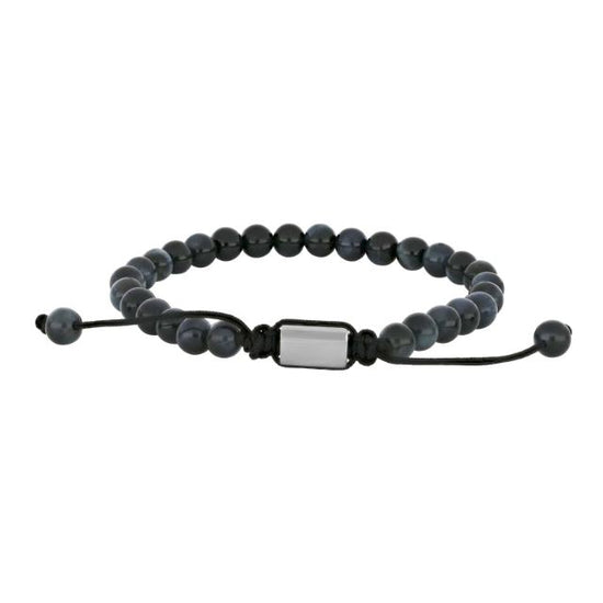 SON armbånd blue tiger eye 6mm 19-25cm